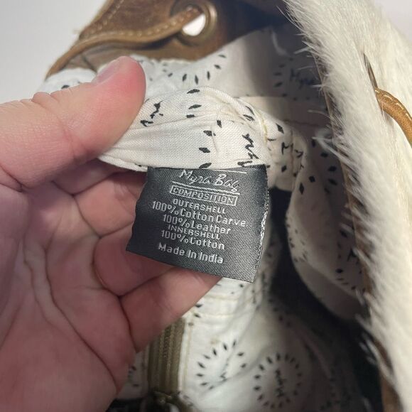 Myra Upcycled Cowhide & Leather Must Have Backpack Bag - Picture 6 of 6